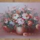 Huile sur toile fleurs