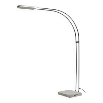 "Gesto Terra" large floor lamp by Bruno Gecchelin for Skipper, Italy, 1970s