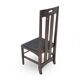 Ingram chairs by Charles Rennie Mackintosh for Cassina, 1980s, set of 6.