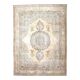 1960s Vintage Persian Handmade Wool Cotton Beige Area Rug 290x385