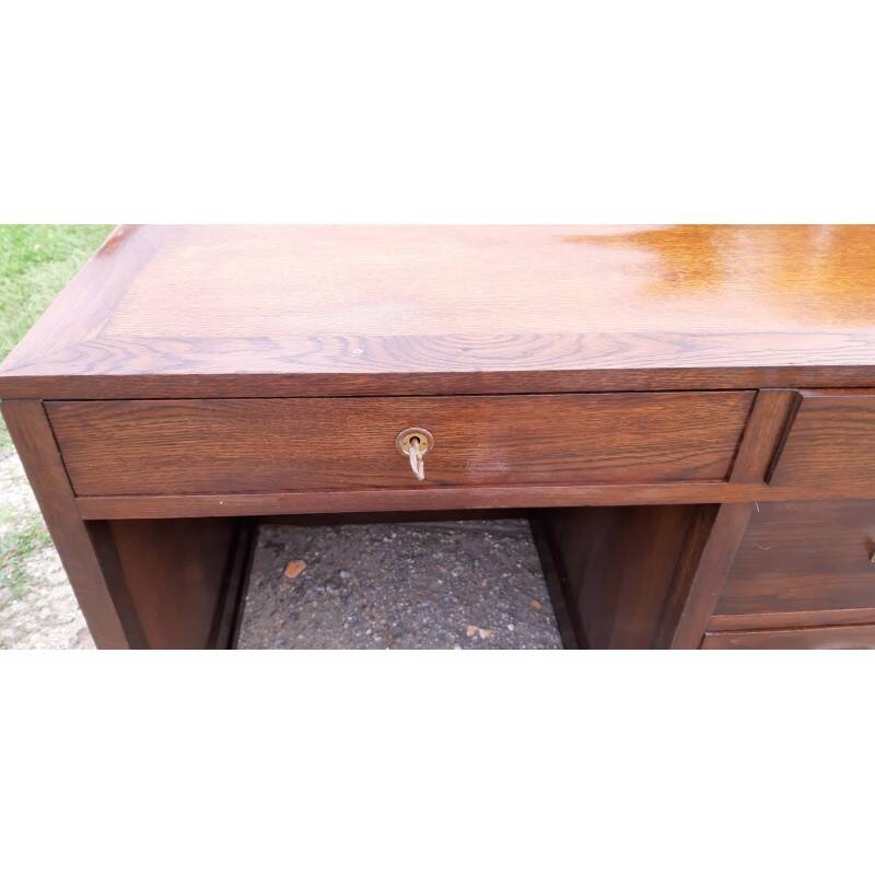 Bureau bois chêne année 30