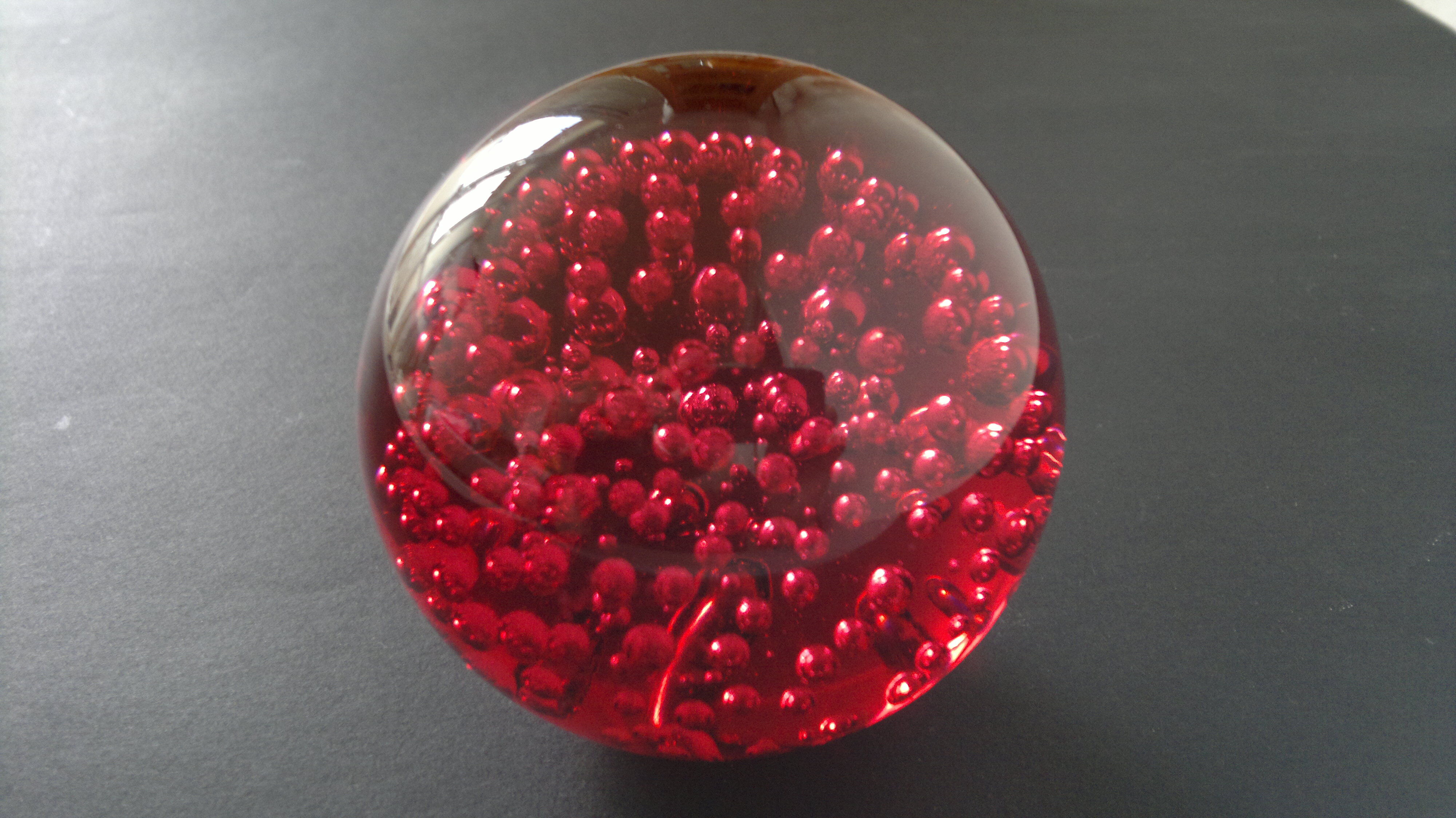 Presse papier boule vintage murano 1960