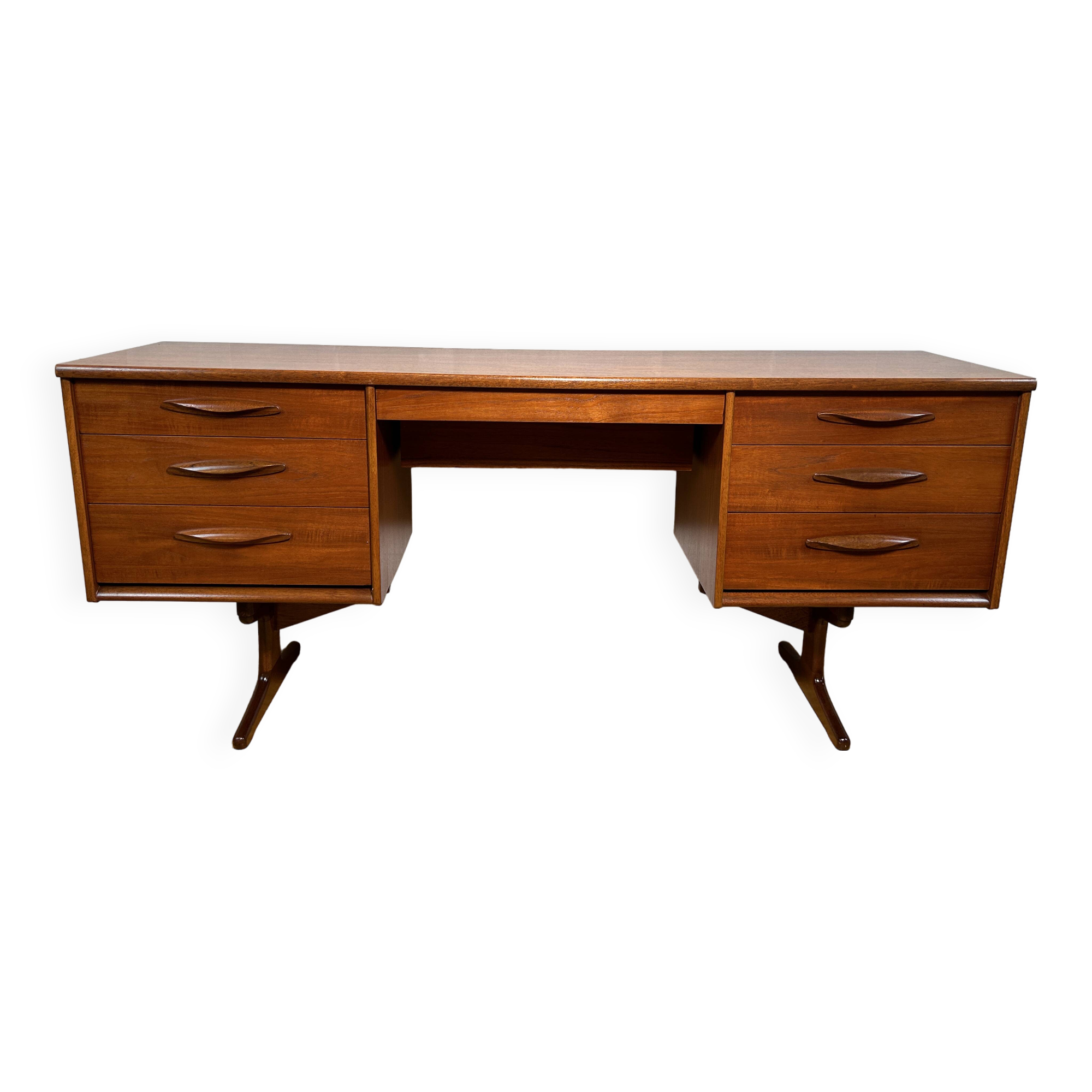 Mid Century Retro Vintage Teak Desk by Austinsuite 1960