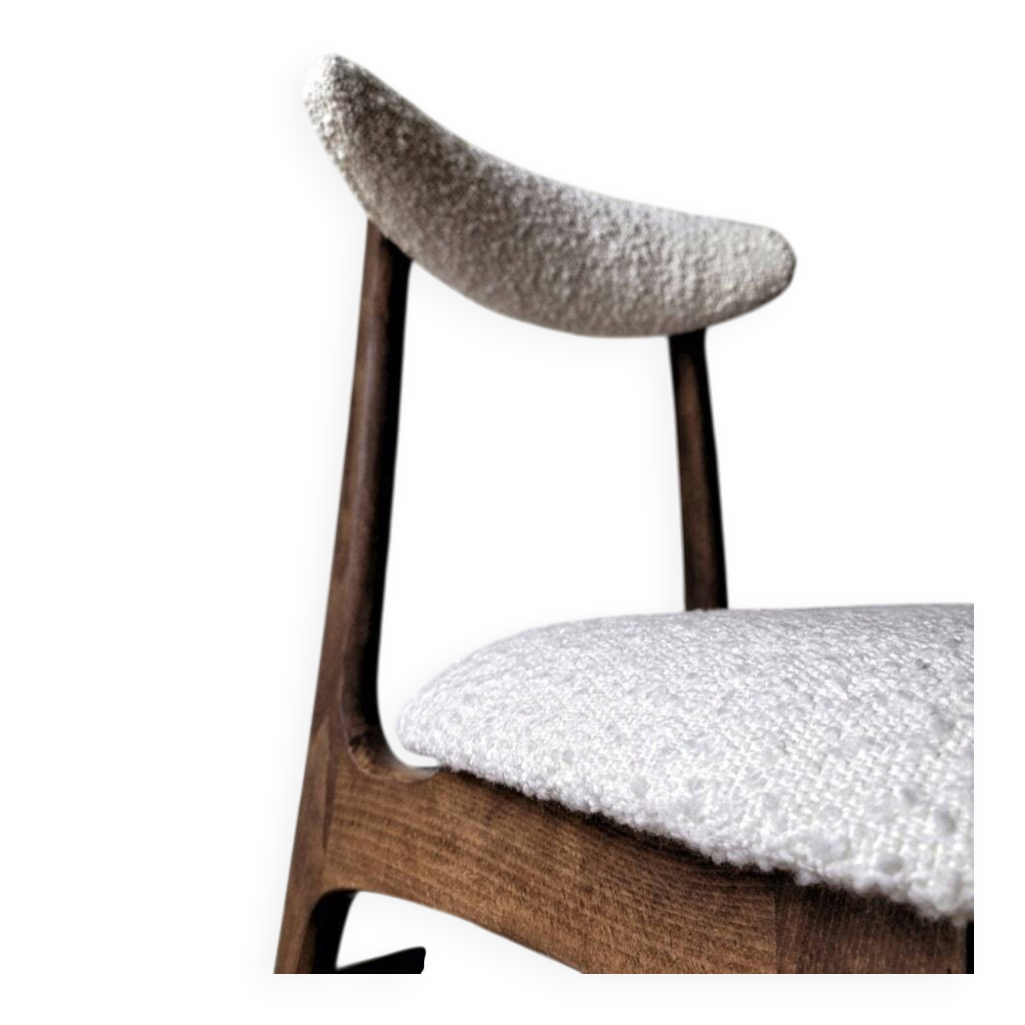 Vintage Polish dining chair style 200-190, by R. Hałas PRL