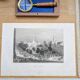 New York, USA, vintage engraving, printed in 1841.