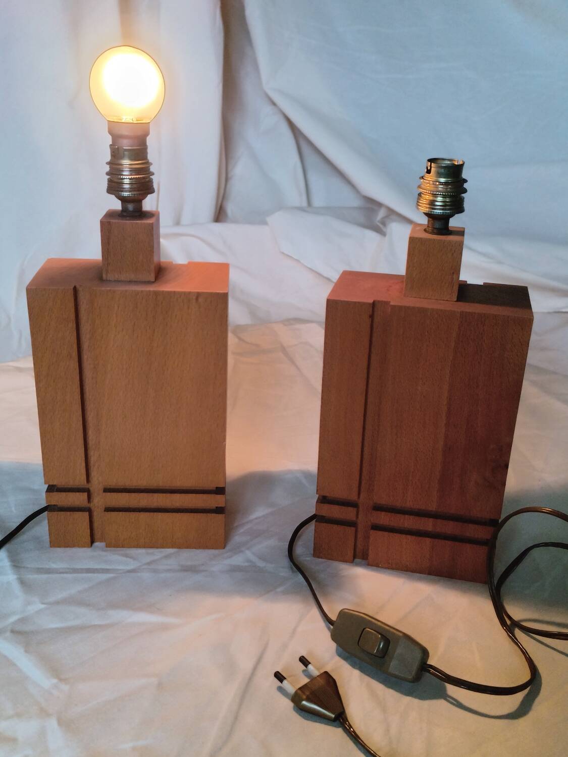 Wooden lamp 1970