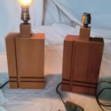 Wooden lamp 1970