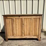 Black wood bottom sideboard