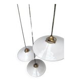 Opaline pendant lights