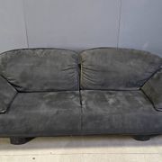 Velvet sofa by Saporiti Italia, 1980s