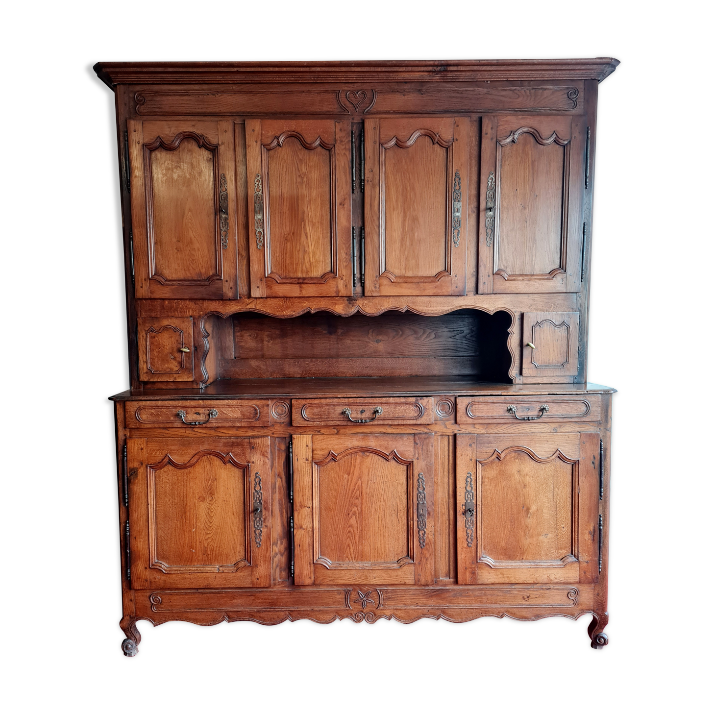 Louis XV era wedding buffet in solid elm