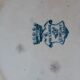 Set of 5 flat plates Iron Earth Longwy model ""
