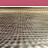 Plateau moderniste en aluminium anodisé doré – Perfect