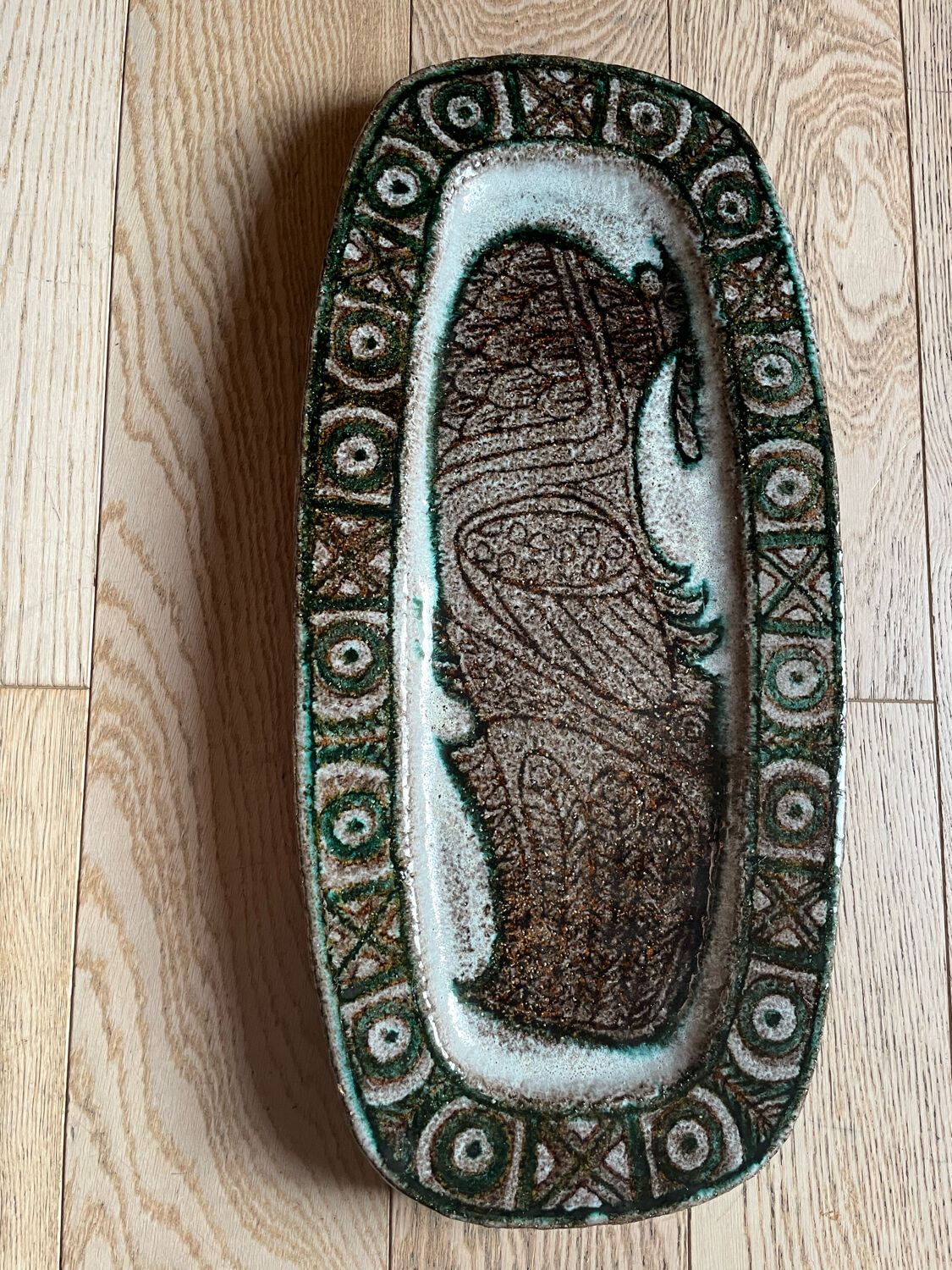 Wall ceramic or centerpiece platter