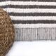8x10 Pinstriped Brown & White Vintage Rug, 265x300Cm SK 240422