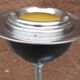 Standing magazine ashtray, 1960s/70s.