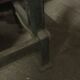 Workbench with cast iron foot