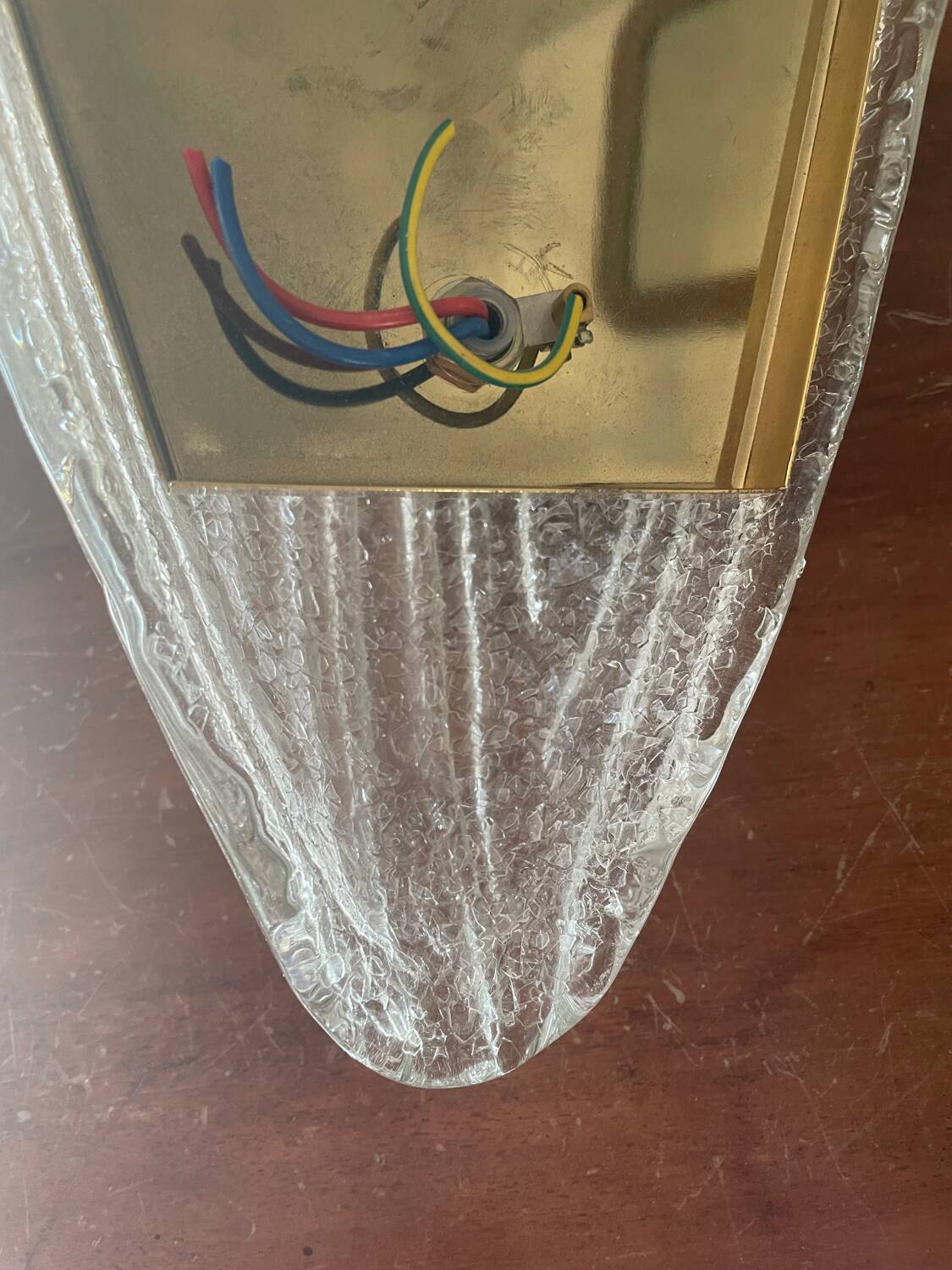 Pair of Murano wall lights