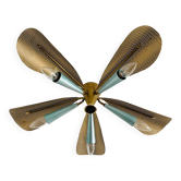 Golden Italian Flush lamp
