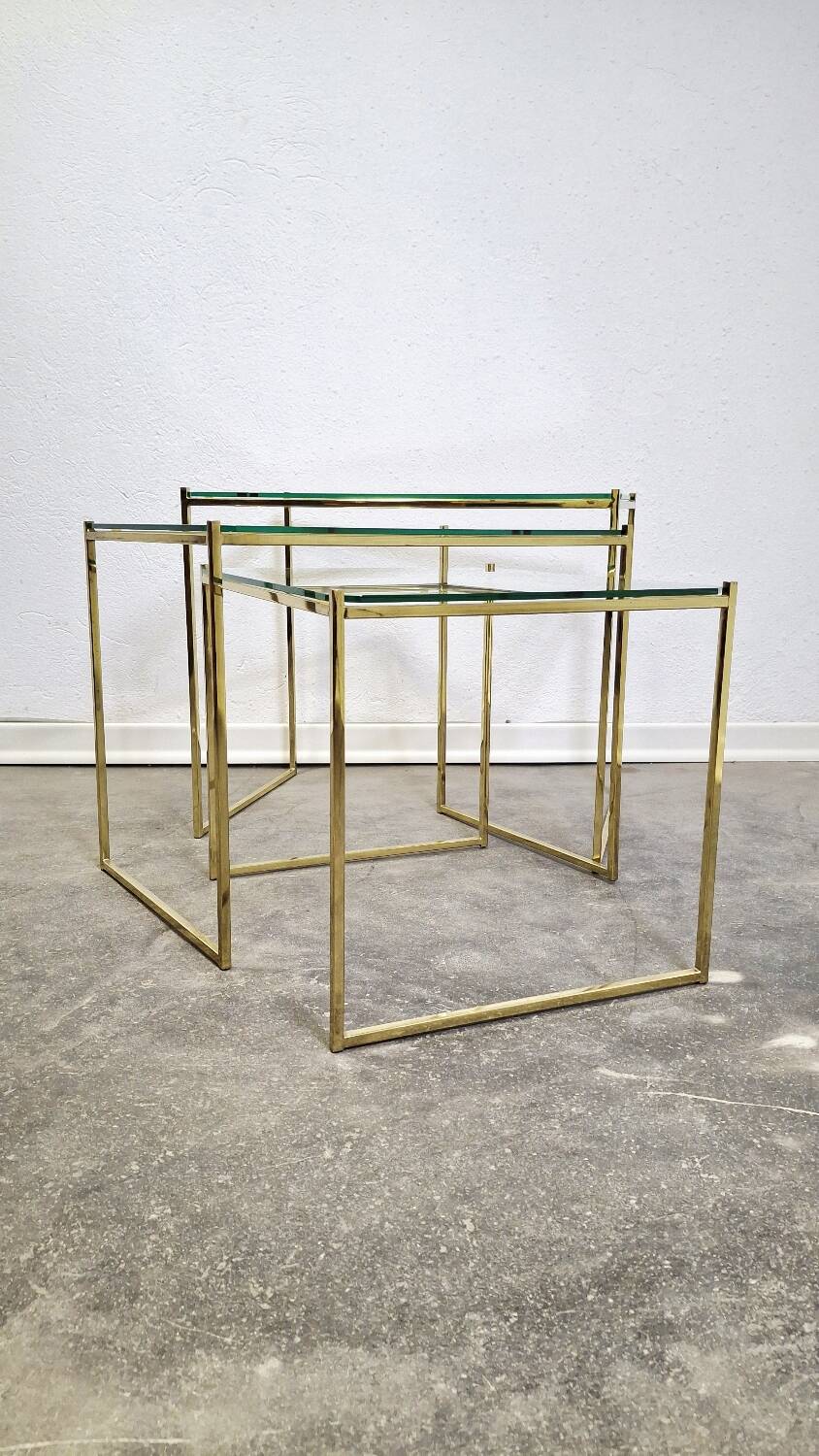 70s Regency Nesting Tables (Set of 3)