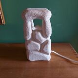 Albert Tormos carved stone lamp