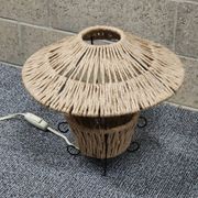 Metal and rope lamp 1960