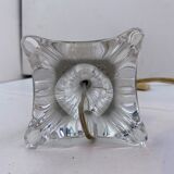 Glass desk lamp foot