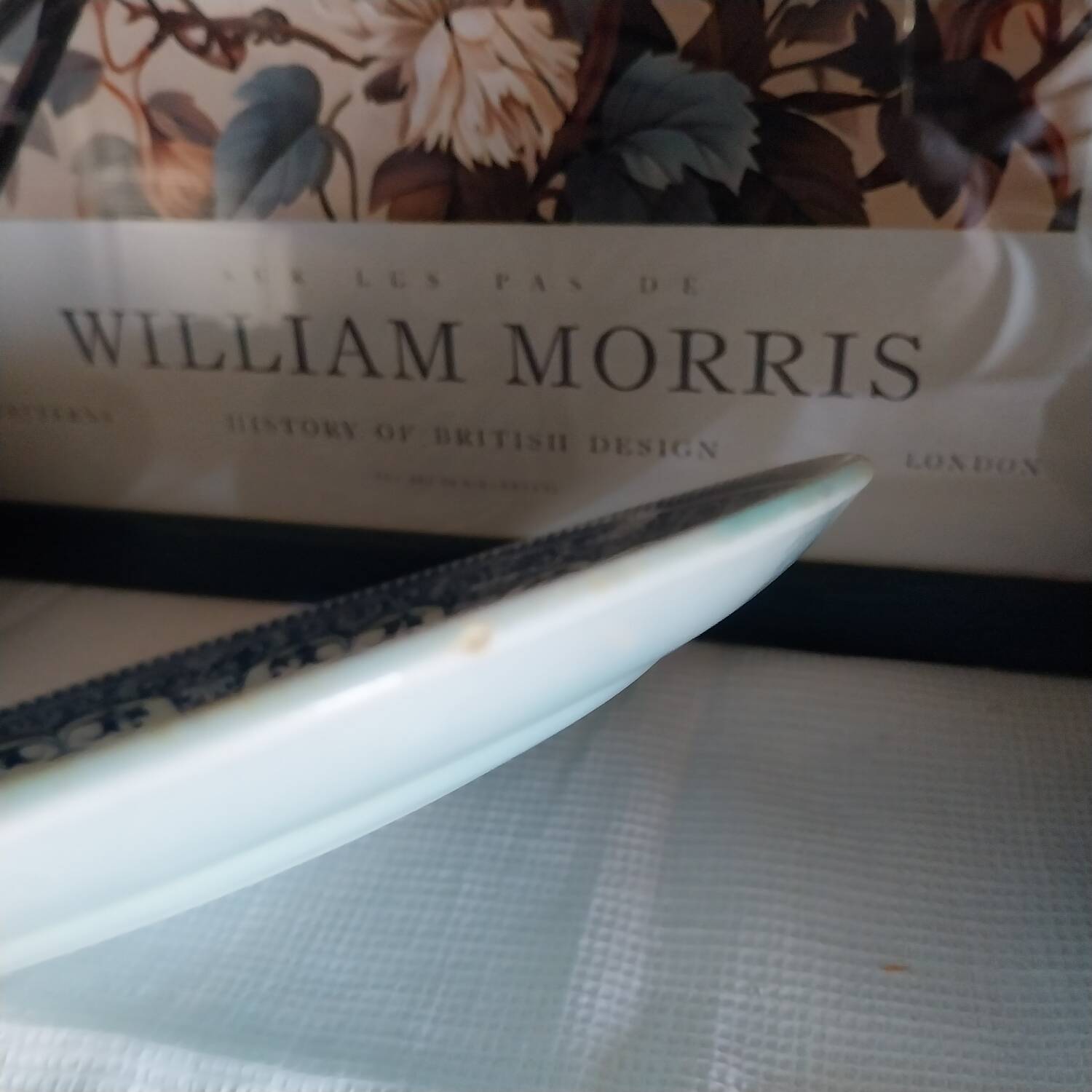 Old flat plate Sarreguemines U&C model François