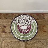 Mosaic metal coffee table