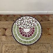Mosaic metal coffee table