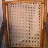 Fauteuil canné pliant début XX