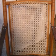 Fauteuil canné pliant début XX