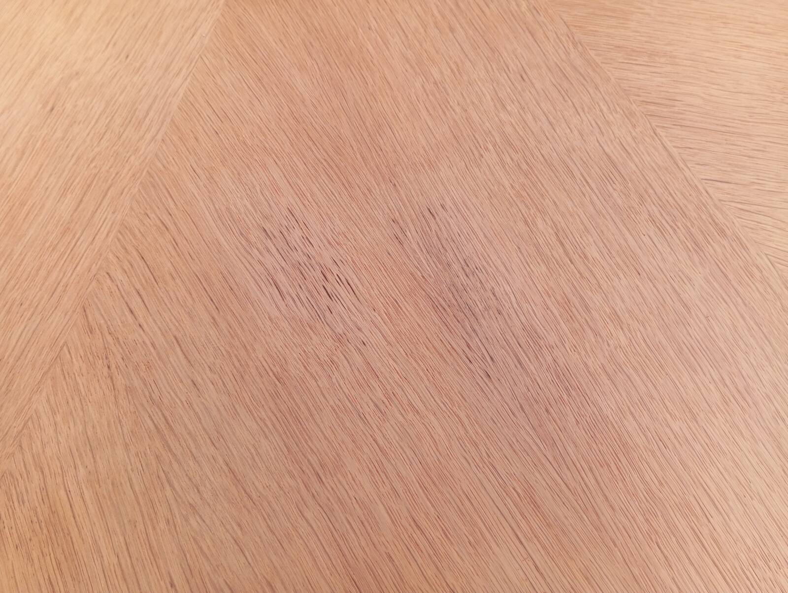 Large oak table by Guillerme & Chambron