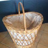 Vintage wicker basket
