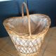 Vintage wicker basket