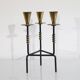 Swedish metal and brass candle holder by Nils Johan 1970