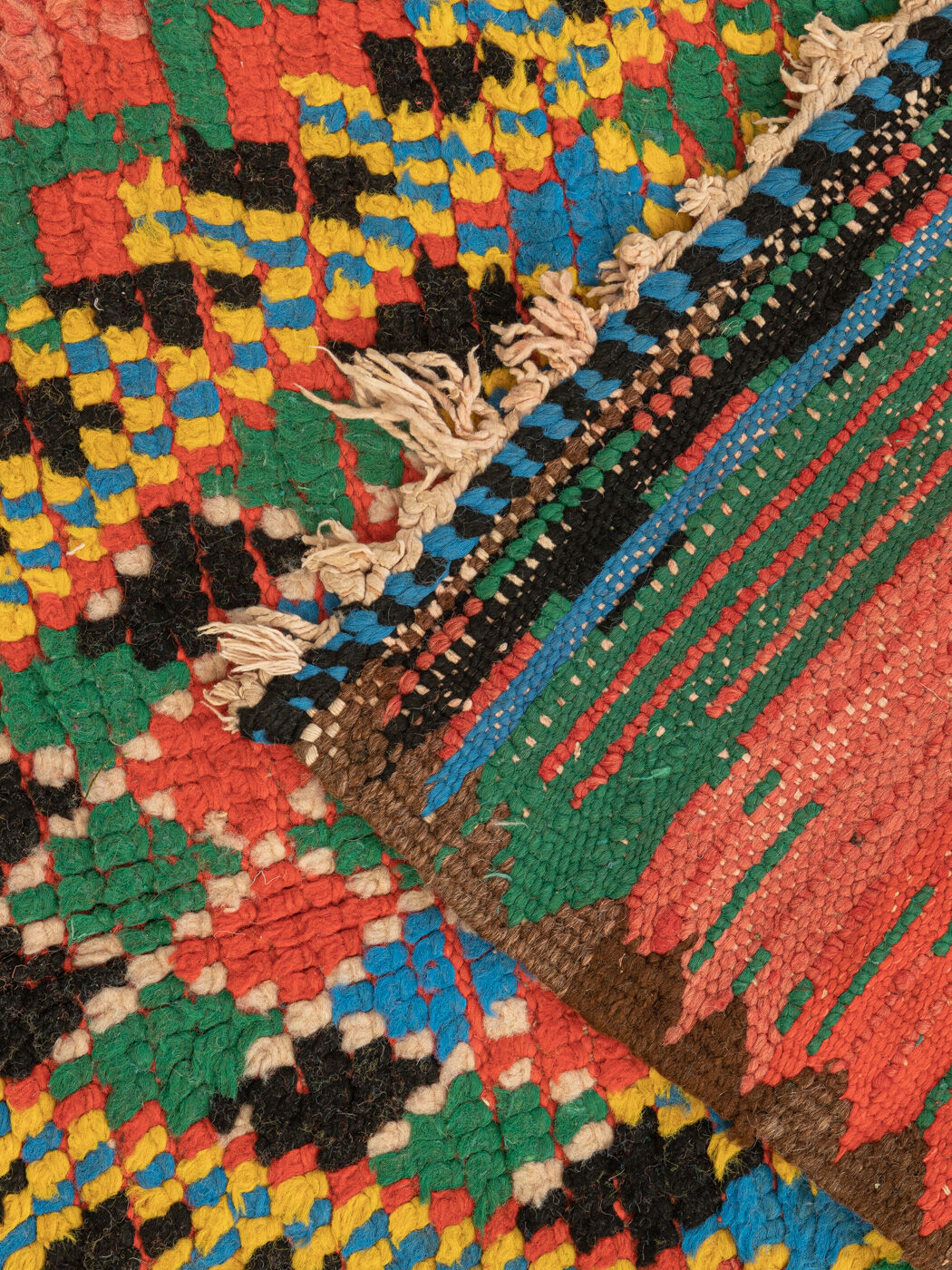 Vintage boujad, berber rug, 123 x 290