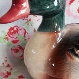 Terrine Michel caugant in duck shape tadorne by belon barbotine zoomorphe