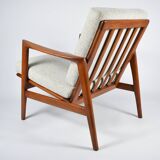 Original armchair fully restored, Scandinavian icon of 60s