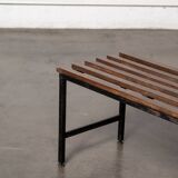 Italian slatted bench