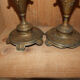 Pair of candlesticks deco amphora in regulated XIX early XXè