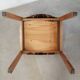 Set de 6 chaises vintage année 70 bois et velours