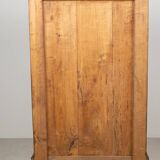 Small storage unit in solid wood and copper.