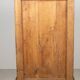 Small storage unit in solid wood and copper.