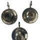 Silver cellar rat candle holders