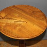 Empire walnut gueridon from the 19th century