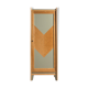 Armoire vestiaire d'internat relooké en vert fumé