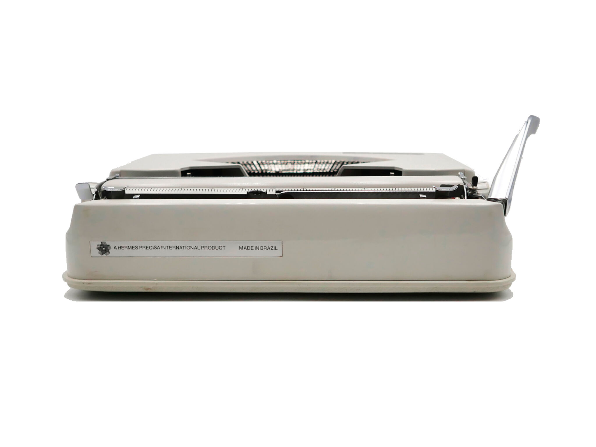 Hermes Baby New Revised White Typewriter
