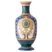 Monumental vase Lindus Art Nouveau–Art Deco, Arnhemsche Fayencefabriek, 1910s