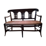 Banquette provençale rustique XXè à pailler